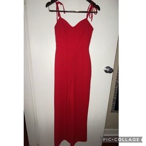Chic Red Women's Jumpsuit